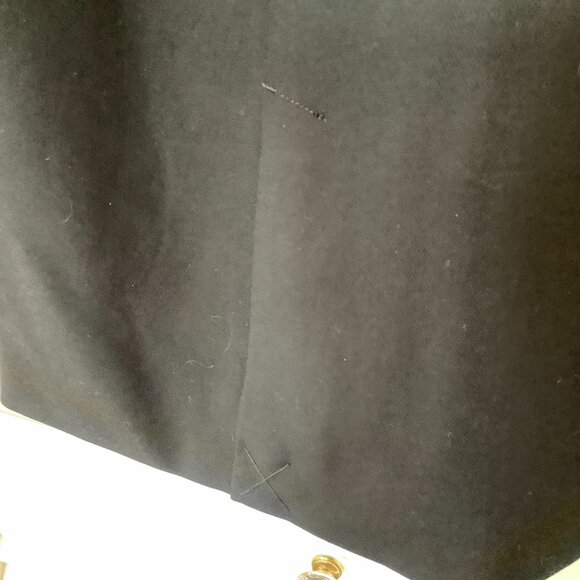 Anthropologie Maeve Double-Breasted Blazer 12 oversized black boxy - Picture 10 of 13